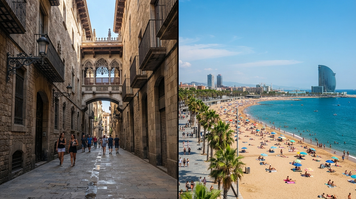 Lodging Apartment City Center vs Beach: Where Should You Stay in Barcelona?